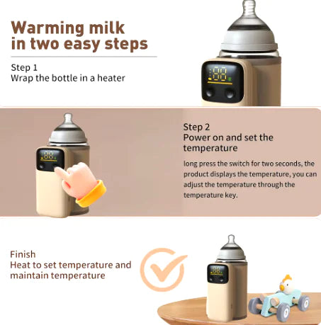 Lulu & Lily Rechargeable Portable Baby Bottle Warmer